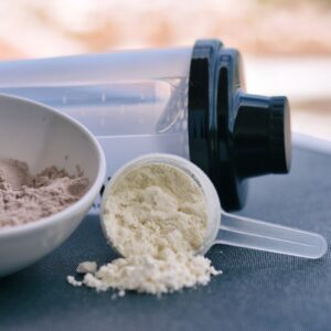 Proteinpulver im Kraftsport